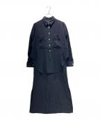 ENFOLDエンフォルド）の古着「SETSET-UP DRESS 300HA233-1840」｜ブラック