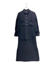 ENFOLD（エンフォルド）の古着「SETSET-UP DRESS 300HA233-1840」｜ブラック
