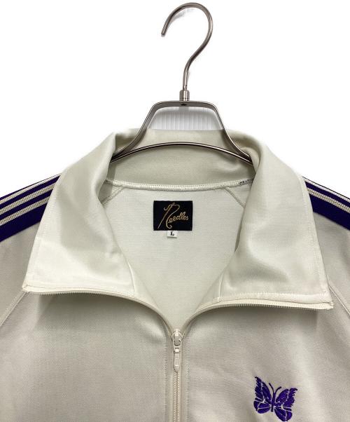 Needles（ニードルズ）Needles (ニードルズ) Track Jacket Poly Smooth アイボリー サイズ:Lの古着・服飾アイテム