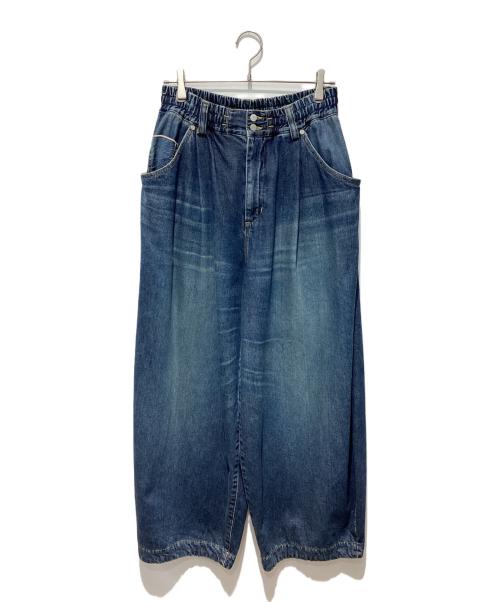 CLESSTE（クレスト）CLESSTE (クレスト) VINTAGE WASH SELVEDGE DENIM MASSIVE PANTS インディゴ サイズ:Freeの古着・服飾アイテム