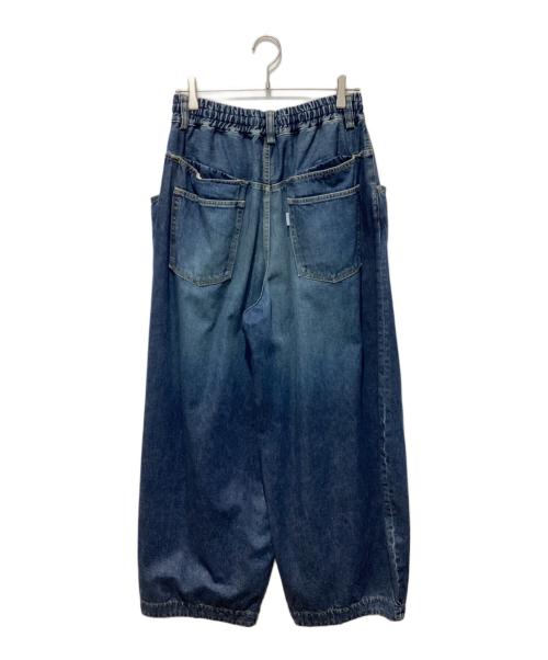 CLESSTE（クレスト）CLESSTE (クレスト) VINTAGE WASH SELVEDGE DENIM MASSIVE PANTS インディゴ サイズ:Freeの古着・服飾アイテム