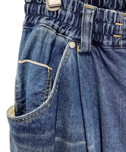CLESSTE（クレスト）CLESSTE (クレスト) VINTAGE WASH SELVEDGE DENIM MASSIVE PANTS インディゴ サイズ:Freeの古着・服飾アイテム