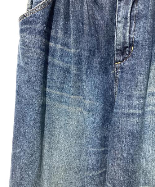 CLESSTE（クレスト）CLESSTE (クレスト) VINTAGE WASH SELVEDGE DENIM MASSIVE PANTS インディゴ サイズ:Freeの古着・服飾アイテム
