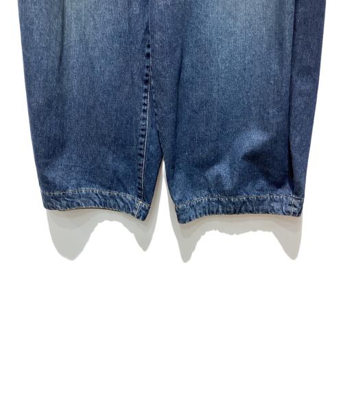 CLESSTE（クレスト）CLESSTE (クレスト) VINTAGE WASH SELVEDGE DENIM MASSIVE PANTS インディゴ サイズ:Freeの古着・服飾アイテム