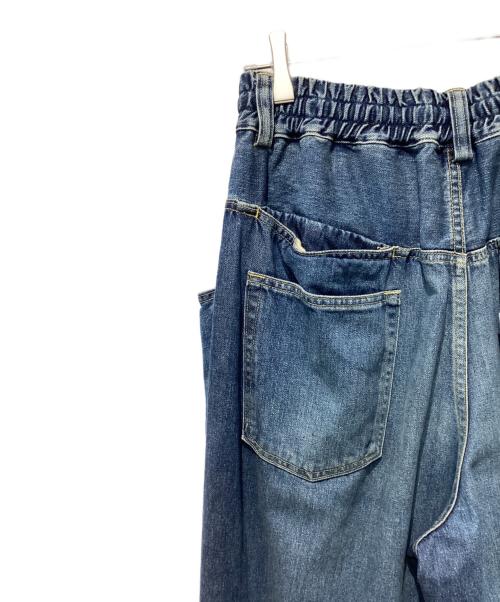 CLESSTE（クレスト）CLESSTE (クレスト) VINTAGE WASH SELVEDGE DENIM MASSIVE PANTS インディゴ サイズ:Freeの古着・服飾アイテム