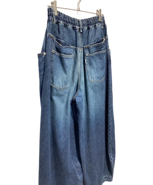 CLESSTE（クレスト）CLESSTE (クレスト) VINTAGE WASH SELVEDGE DENIM MASSIVE PANTS インディゴ サイズ:Freeの古着・服飾アイテム