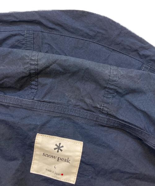 Snow peak（スノーピーク）snow peak (スノーピーク) Indigo C/N Parka インディゴ サイズ:Lの古着・服飾アイテム