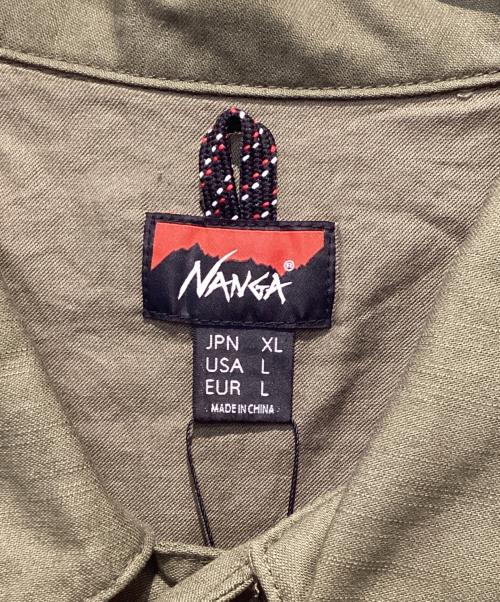 NANGA（ナンガ）NANGA (ナンガ) BACK SATIN COVERALL/バックサテンカバーオール グリーン サイズ:XLの古着・服飾アイテム