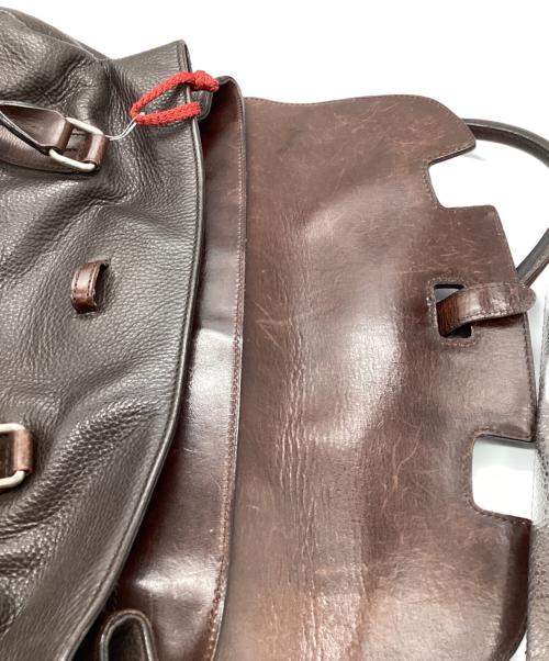 Daniel&Bob（ダニエル＆ボブ）Daniel&Bob (ダニエル＆ボブ) レザートートバッグ ブラウンの古着・服飾アイテム