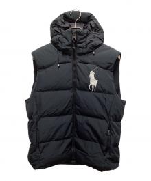 POLO RALPH LAUREN（ポロ・ラルフローレン）の古着「ダウンベスト」｜ブラック