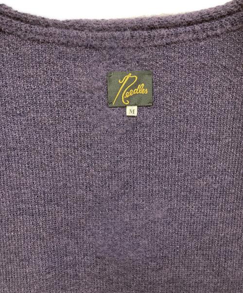 Needles（ニードルズ）Needles (ニードルズ) Mohair Cardigan パープル サイズ:Mの古着・服飾アイテム