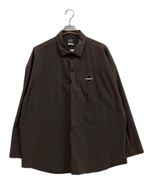 F.C.R.B.（エフシーレアルブリストル）F.C.R.B. (エフシーレアルブリストル) TOUR TEAM TECH SHIRT ブラウン サイズ:XL 未使用品の古着・服飾アイテム