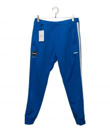 F.C.R.B.（エフシーレアルブリストル）の古着「TRAINING TRACK RIBBED PANTS」｜ブルー