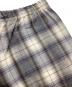 中古・古着 AURALEE (オーラリー) SUPER LIGHT WOOL CHECK EASY SLACKS グレー サイズ:５：14000円