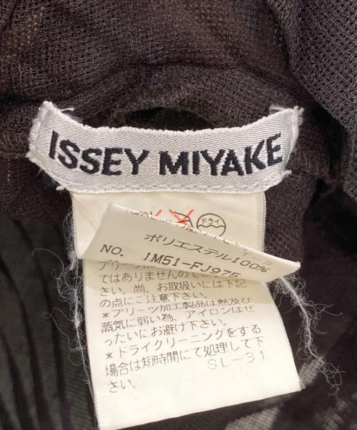 ISSEY MIYAKE（イッセイミヤケ）ISSEY MIYAKE (イッセイミヤケ) プリーツカットソー ブラウン サイズ:Ｍの古着・服飾アイテム