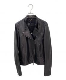 CHAOS（カオス）の古着「コートニ－ライダースジャケット」｜ブラック