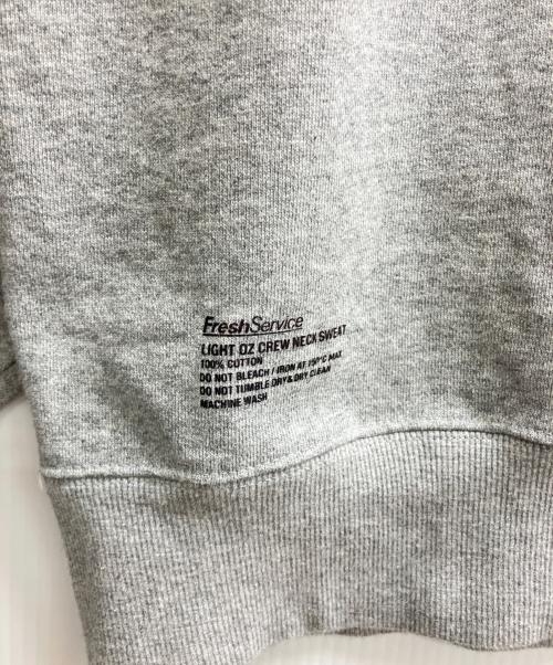 FreshService（フレッシュサービス）FreshService (フレッシュサービス) LIGHT OZ CREW NECK SWEAT グレー サイズ:Mの古着・服飾アイテム