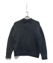 AURALEE（オーラリー）の古着「SUPER FINE WOOL AIRY KNIT」｜グレー