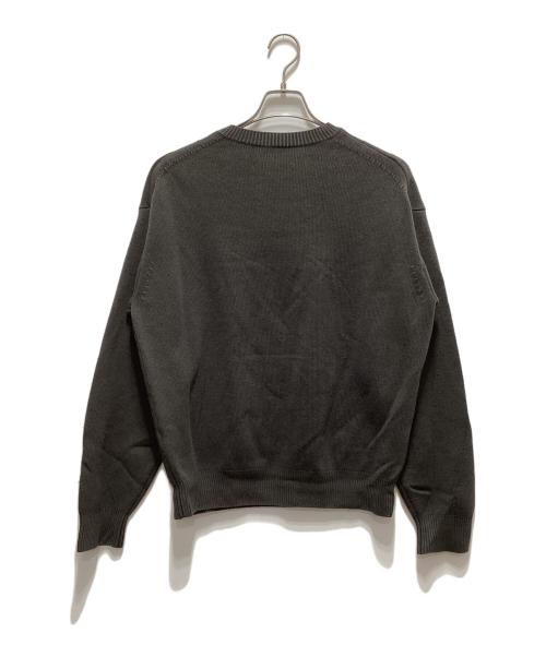 AURALEE（オーラリー）AURALEE (オーラリー) FRENCH MERINO STONE WASHED KNIT グレー サイズ:4の古着・服飾アイテム