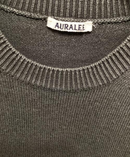AURALEE（オーラリー）AURALEE (オーラリー) FRENCH MERINO STONE WASHED KNIT グレー サイズ:4の古着・服飾アイテム
