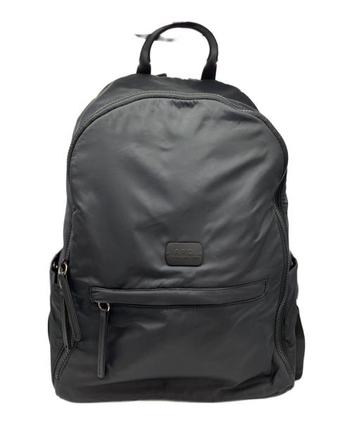 JJJJound（ジョウンド）JJJJound (ジョウンド) A.P.C. (アーペーセー) ナイロンリュック ブラックの古着・服飾アイテム