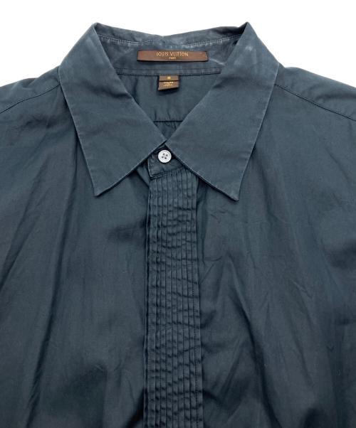 LOUIS VUITTON（ルイ ヴィトン）LOUIS VUITTON (ルイ ヴィトン) 比翼シャツ ブラック サイズ:Sの古着・服飾アイテム