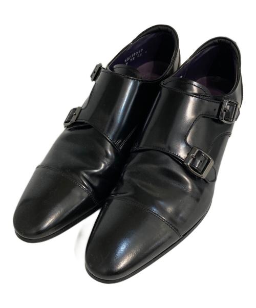 REGAL（リーガル）REGAL (リーガル) ダブルモンクストラップシューズ ブラック サイズ:25の古着・服飾アイテム