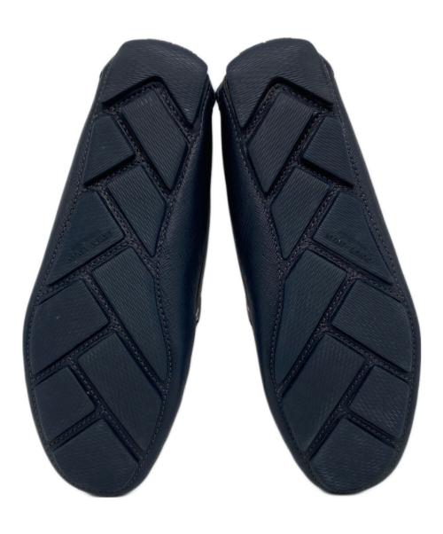 GIORGIO ARMANI（ジョルジョアルマーニ）GIORGIO ARMANI (ジョルジョアルマーニ) ドライビングシューズ/X2B004 ホワイト×ネイビー サイズ:6の古着・服飾アイテム