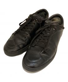 LOUIS VUITTON（ルイ ヴィトン）の古着「ダミエ柄 ローカットスニーカー」｜ブラック