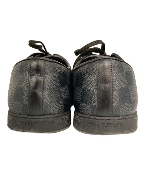 LOUIS VUITTON（ルイ ヴィトン）LOUIS VUITTON (ルイ ヴィトン) ダミエ柄 ローカットスニーカー ブラック サイズ:SIZE 6 1/2の古着・服飾アイテム