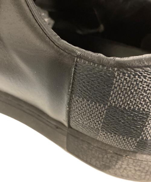 LOUIS VUITTON（ルイ ヴィトン）LOUIS VUITTON (ルイ ヴィトン) ダミエ柄 ローカットスニーカー ブラック サイズ:SIZE 6 1/2の古着・服飾アイテム