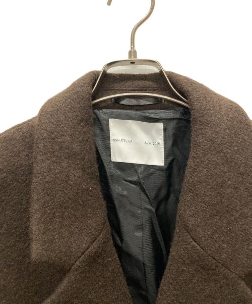 H&M ATELIER（エイチアンドエム アトリエ）H&M ATELIER (エイチアンドエム アトリエ) ダブルコート ブラウン サイズ:Lの古着・服飾アイテム