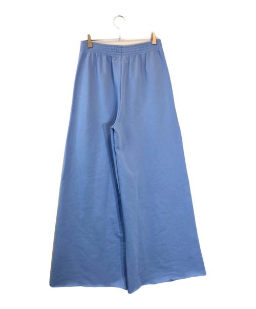 MM6 Maison Margiela（エムエムシックスメゾンマルジェラ）MM6 Maison Margiela (エムエムシックスメゾンマルジェラ) スウェットワイドパンツ ライトブルー サイズ:Y16の古着・服飾アイテム