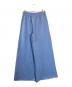 MM6 Maison Margiela (エムエムシックスメゾンマルジェラ) スウェットワイドパンツ ライトブルー サイズ:Y16：12000円