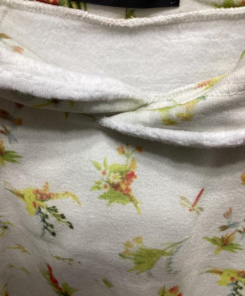 UNDERCOVER（アンダーカバー）UNDERCOVER (アンダーカバー) 総柄T/Cパイル裏毛タチキリカサネハギフーディー CREAM BASE サイズ:4の古着・服飾アイテム