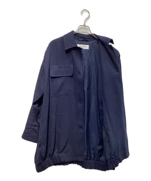 MaxMara（マックスマーラ）MaxMara (マックスマーラ) ジャケット　23104138386 ネイビー サイズ:40の古着・服飾アイテム