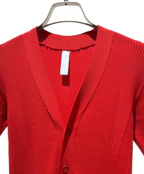 CFCL（シーエフシーエル）CFCL (シーエフシーエル) POTTERY SHORT SLEEVE CARDIGAN DRESS/ポッタリー ショートスリーブ カーディガン ドレス レッド サイズ:1の古着・服飾アイテム