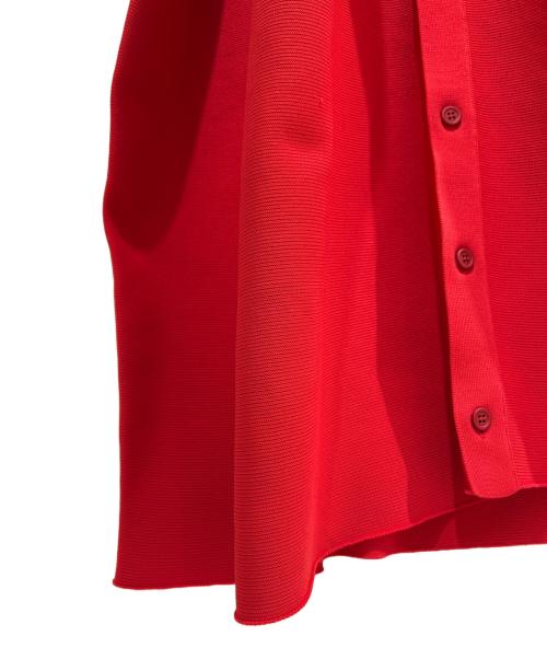 CFCL（シーエフシーエル）CFCL (シーエフシーエル) POTTERY SHORT SLEEVE CARDIGAN DRESS/ポッタリー ショートスリーブ カーディガン ドレス レッド サイズ:1の古着・服飾アイテム