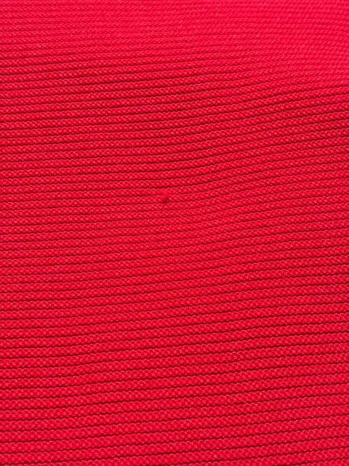 CFCL（シーエフシーエル）CFCL (シーエフシーエル) POTTERY SHORT SLEEVE CARDIGAN DRESS/ポッタリー ショートスリーブ カーディガン ドレス レッド サイズ:1の古着・服飾アイテム