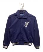 POLO RALPH LAURENポロ・ラルフローレン）の古着「スウェットスタジャン」｜ネイビー