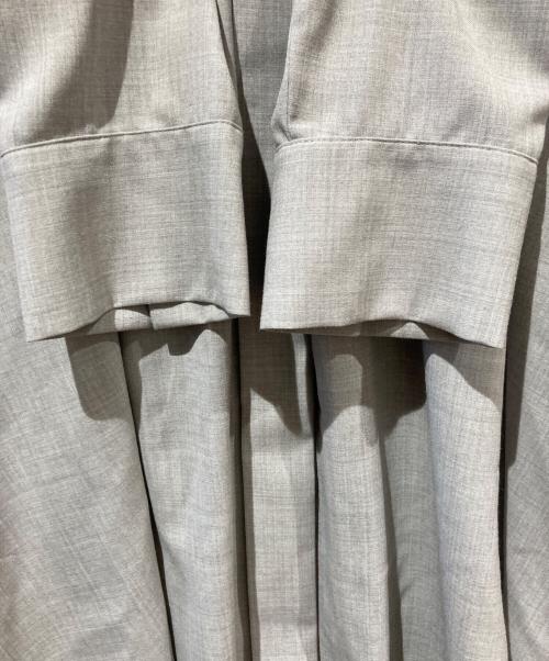 L'EQUIPE（レキップ）L'EQUIPE (レキップ) スタンドカラーシャツワンピース グレー サイズ:SIZE38の古着・服飾アイテム