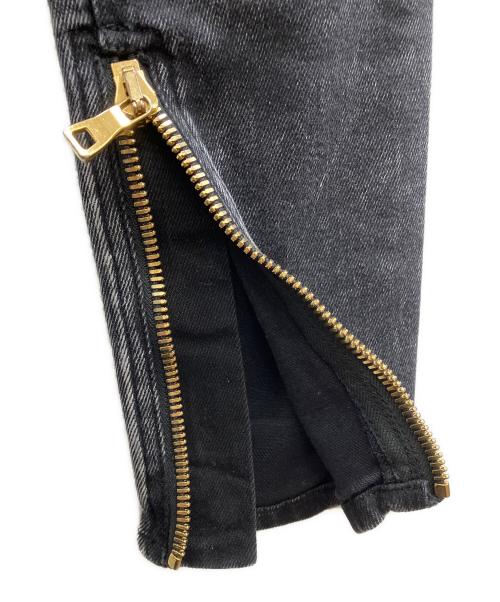 BALMAIN（バルマン）BALMAIN (バルマン) バイカーデニムパンツ ブラック サイズ:36の古着・服飾アイテム