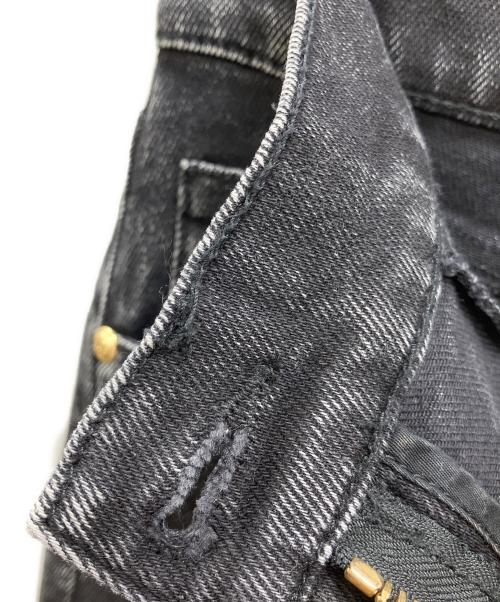 BALMAIN（バルマン）BALMAIN (バルマン) バイカーデニムパンツ ブラック サイズ:36の古着・服飾アイテム