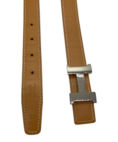 HERMES（エルメス）HERMES (エルメス) ミニコンスタンスHバックルベルト ベージュの古着・服飾アイテム