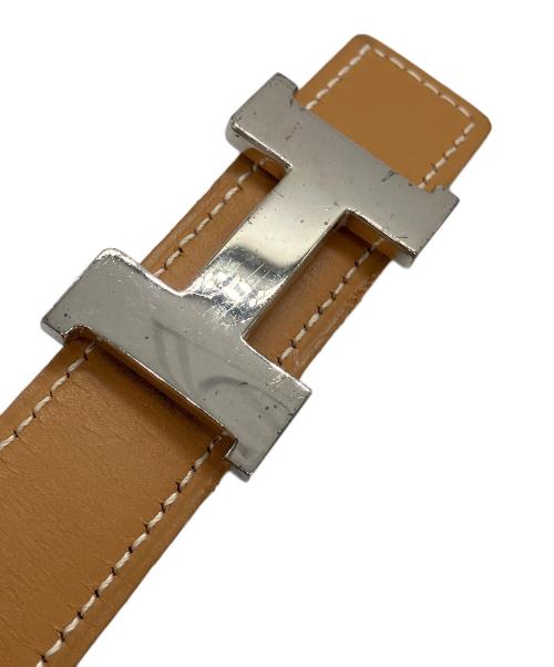 HERMES（エルメス）HERMES (エルメス) ミニコンスタンスHバックルベルト ベージュの古着・服飾アイテム