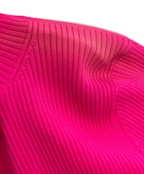 BALENCIAGA（バレンシアガ）BALENCIAGA (バレンシアガ) フーデットリブニット ピンク サイズ:XSの古着・服飾アイテム