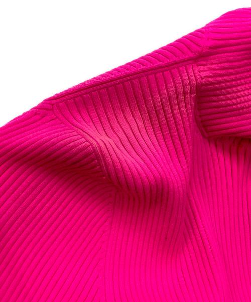BALENCIAGA（バレンシアガ）BALENCIAGA (バレンシアガ) フーデットリブニット ピンク サイズ:XSの古着・服飾アイテム