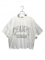 BALENCIAGAバレンシアガ）の古着「CHAMPS ELYSEES T-shirts」｜ホワイト