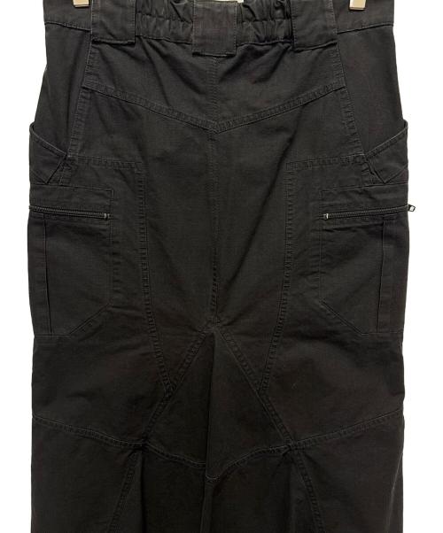 BALENCIAGA（バレンシアガ）BALENCIAGA (バレンシアガ) リップストップカーゴスカート　642176 ブラック サイズ:40の古着・服飾アイテム