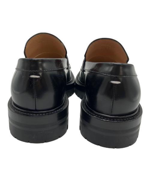 Maison Margiela（メゾンマルジェラ）Maison Margiela (メゾンマルジェラ) 足袋 レザーローファー ブラック サイズ:38の古着・服飾アイテム